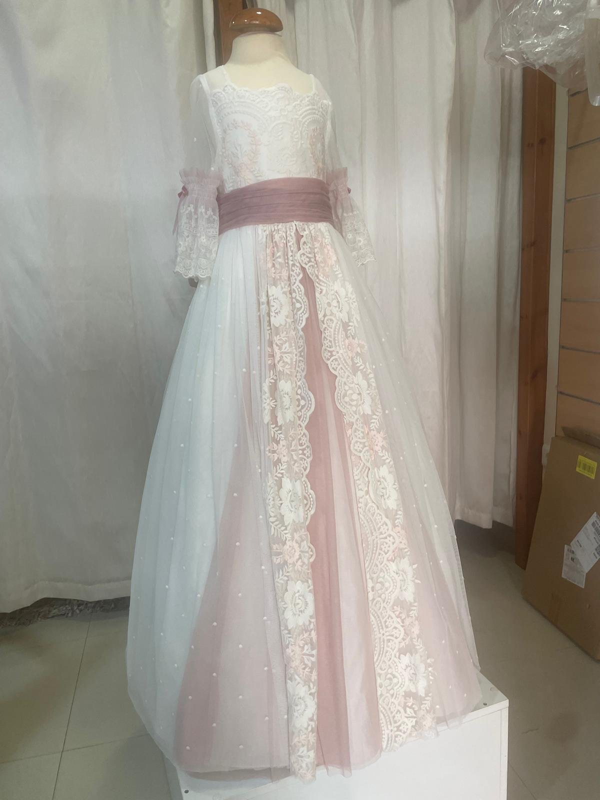 vestido comunión 6405 talla 105 - Imagen 6