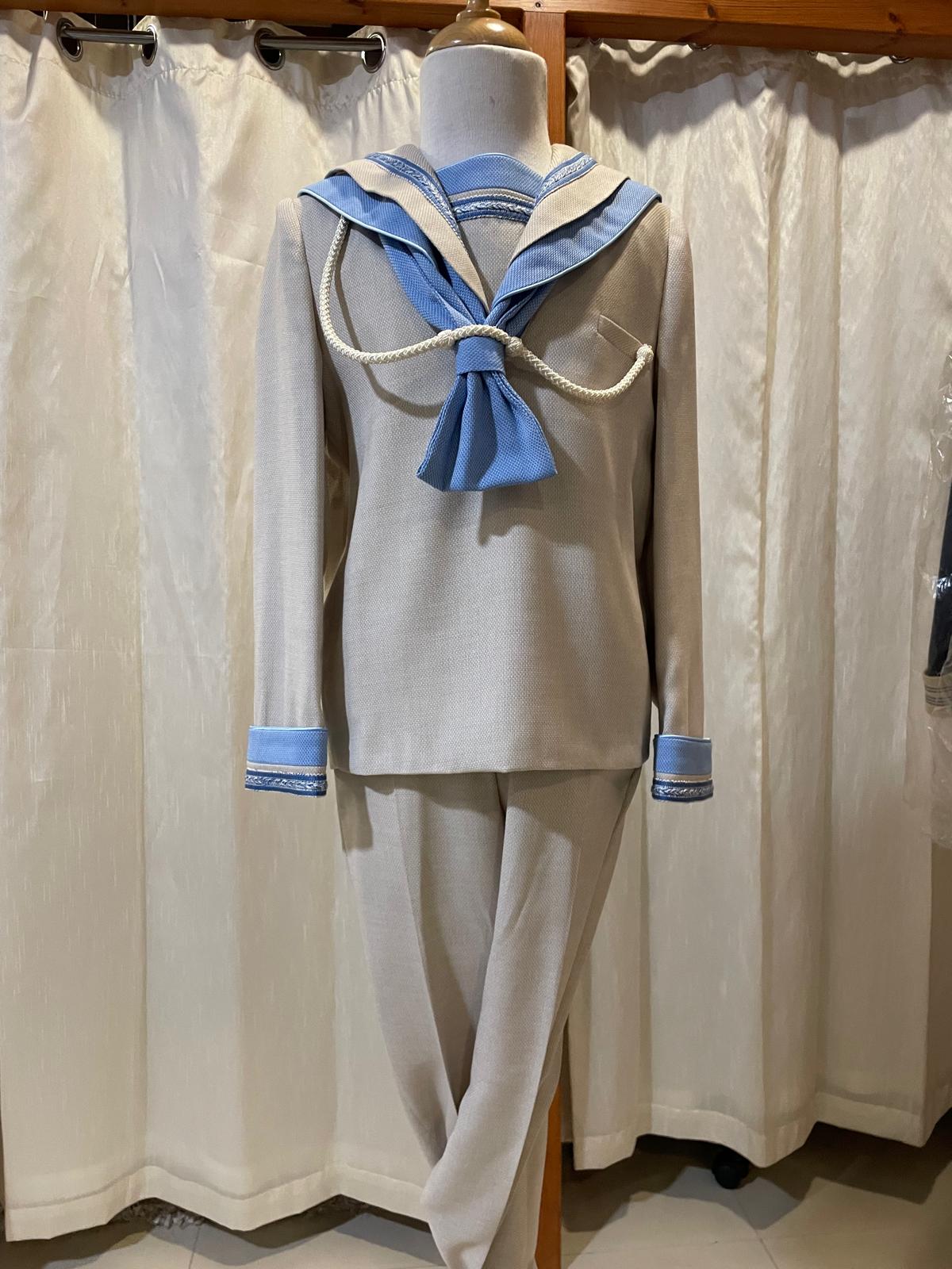 Traje Marinero Talla 8 color REF: SK 289 B - Imagen 2